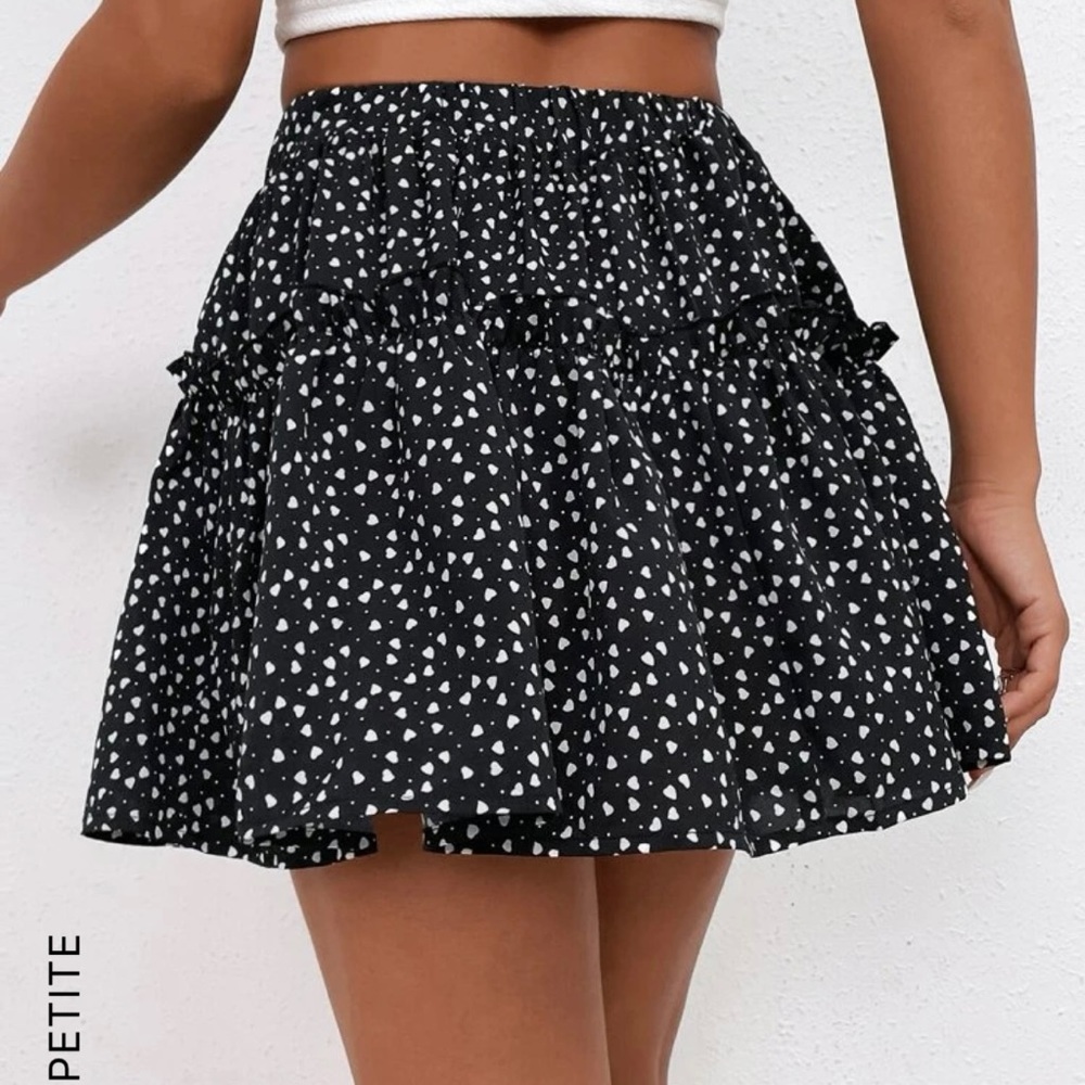 Print Ruffle Skirt - Picture 3 of 5